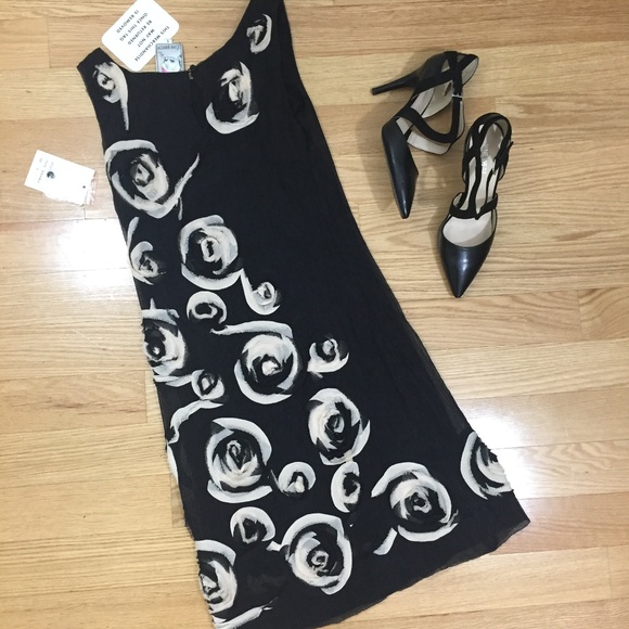 Gorgeous Yoana Baraschi - Two Tone Modern Rose Dress. Size S - Picture 2 of 7